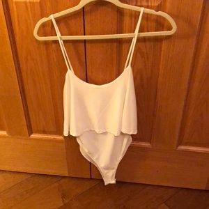 Forever 21 white body suit never worn